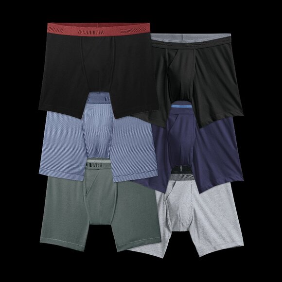 Bombas Men's Cotton Modal Blend Boxer 6-Pack | New With Tags | Size Medium - Picture 1 of 1